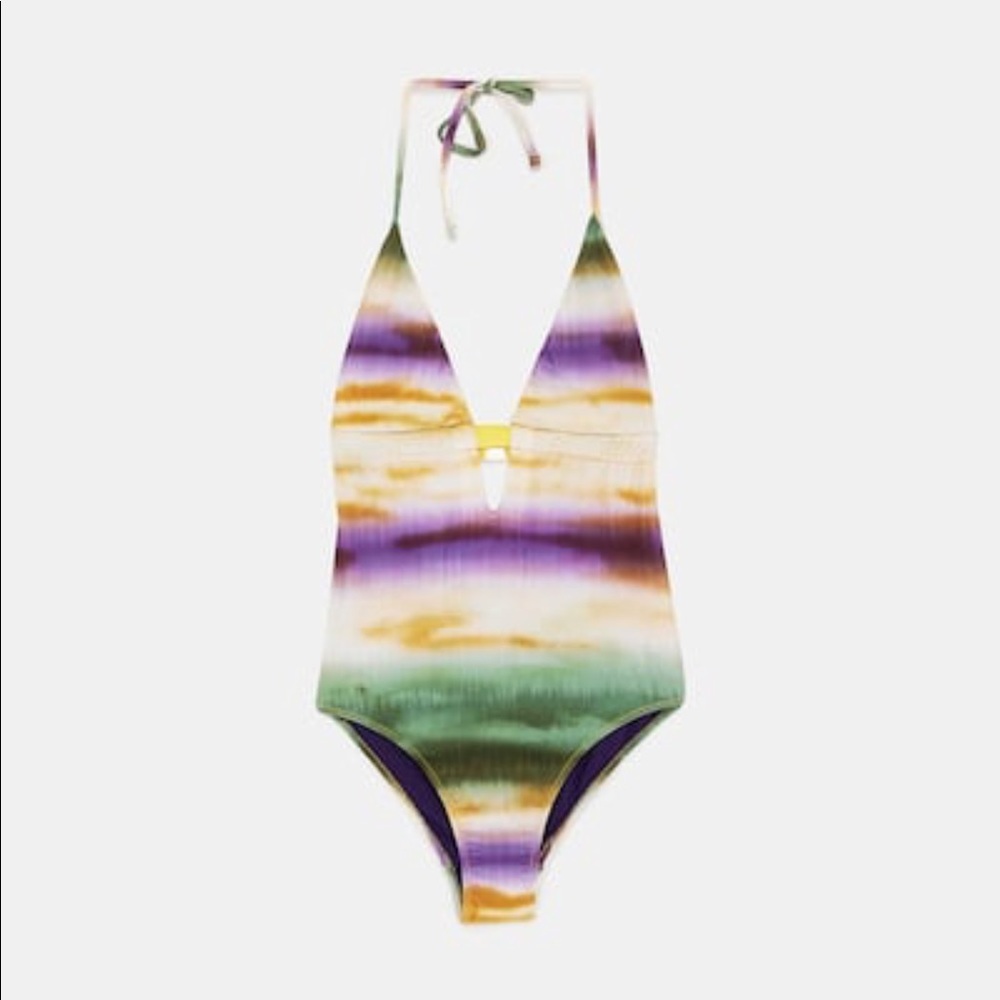 NWT! Zara Tie-Dye Print Swimsuit